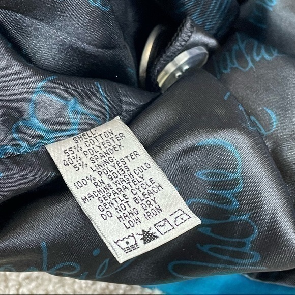 Bob Mackie Wearable Art Double Breasted Coat Belted Waist R2 - Picture 8 of 11